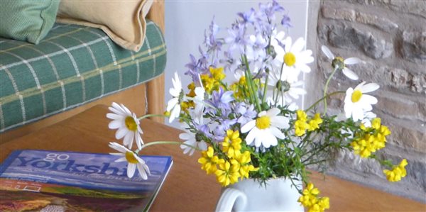 flowers in the cottage